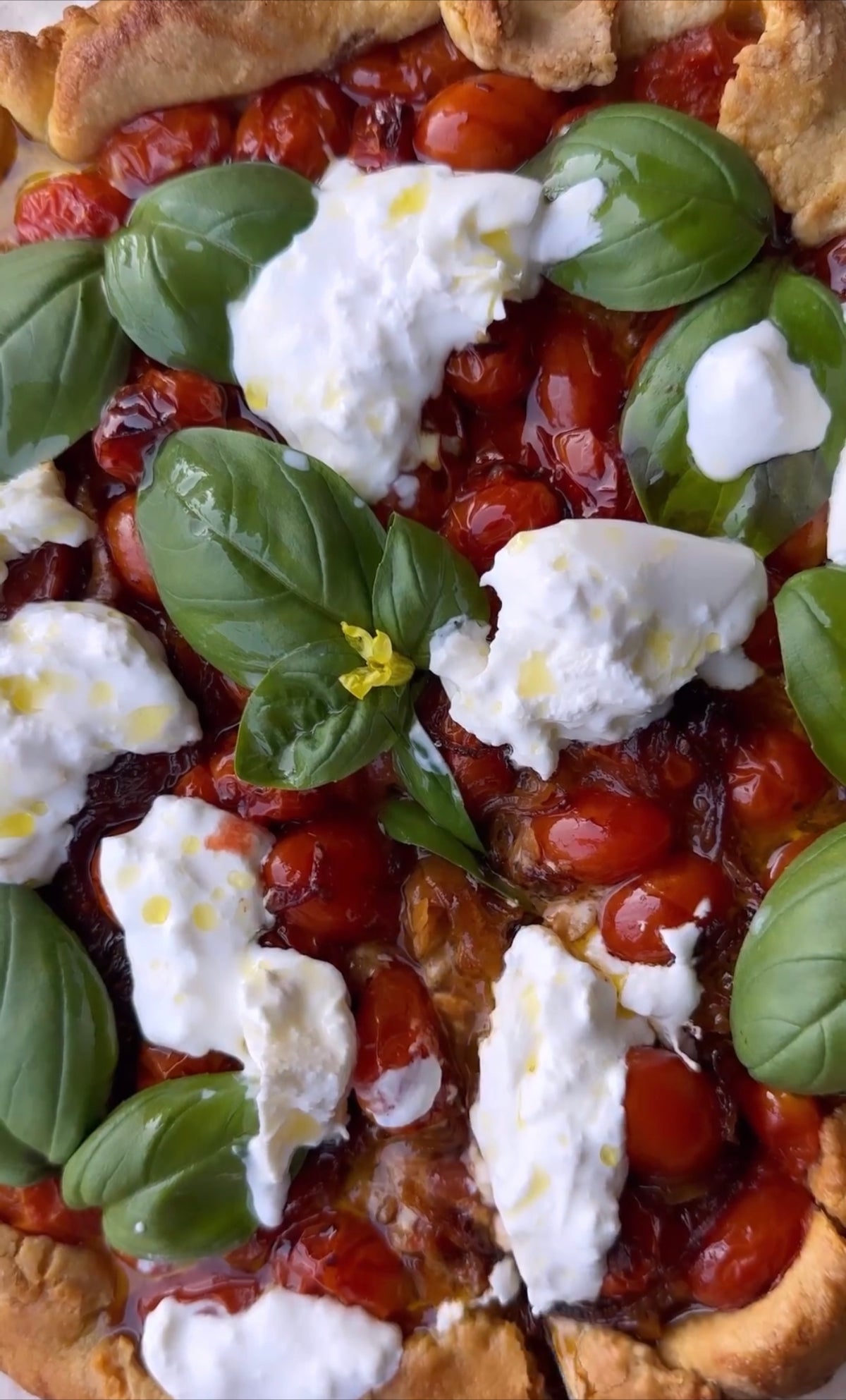 Cherry Tomato Sourdough Crostata