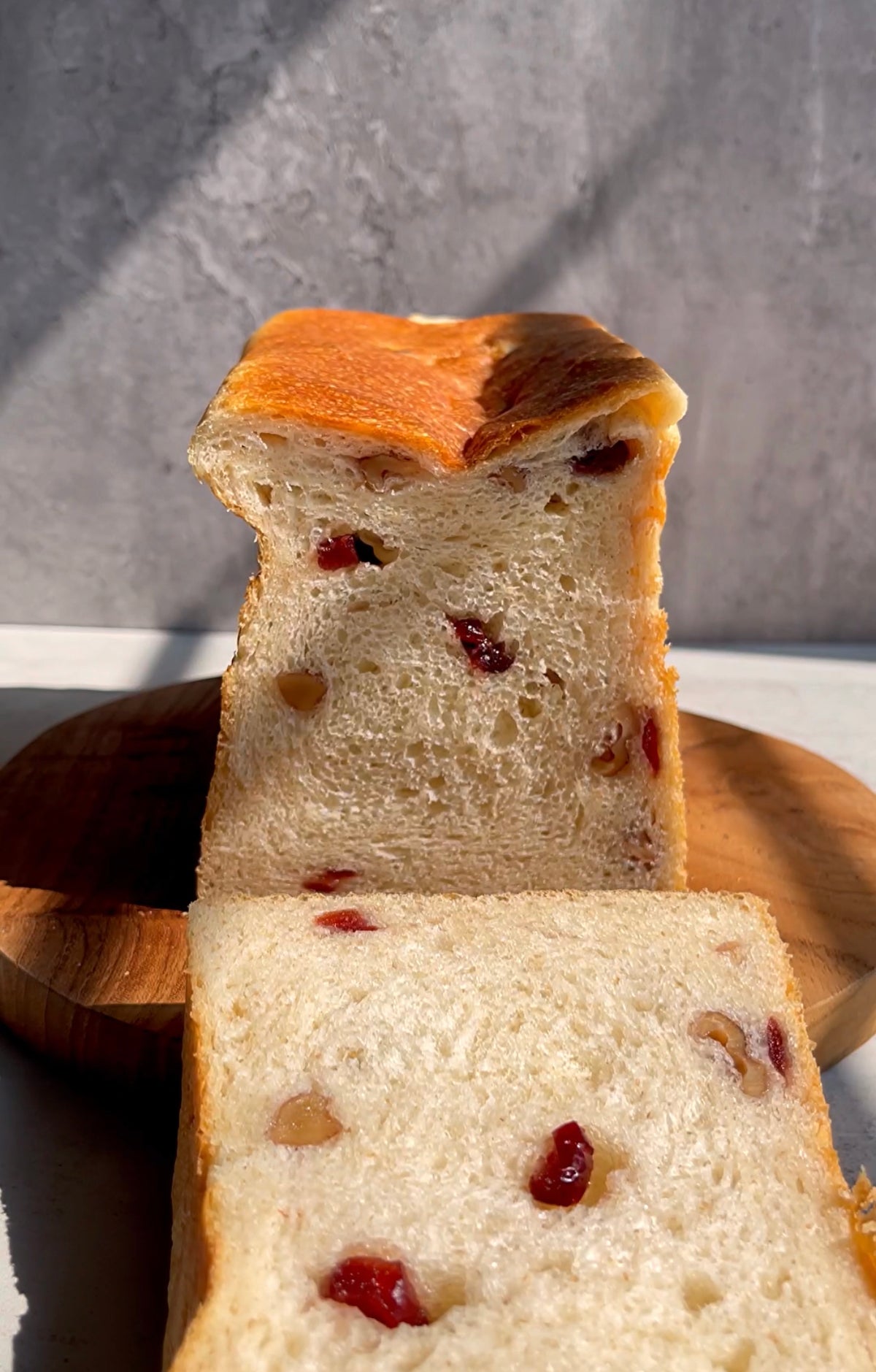 Soft and fluffy cranberry loaf recipe