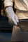 Purple heat resistant oven gloves