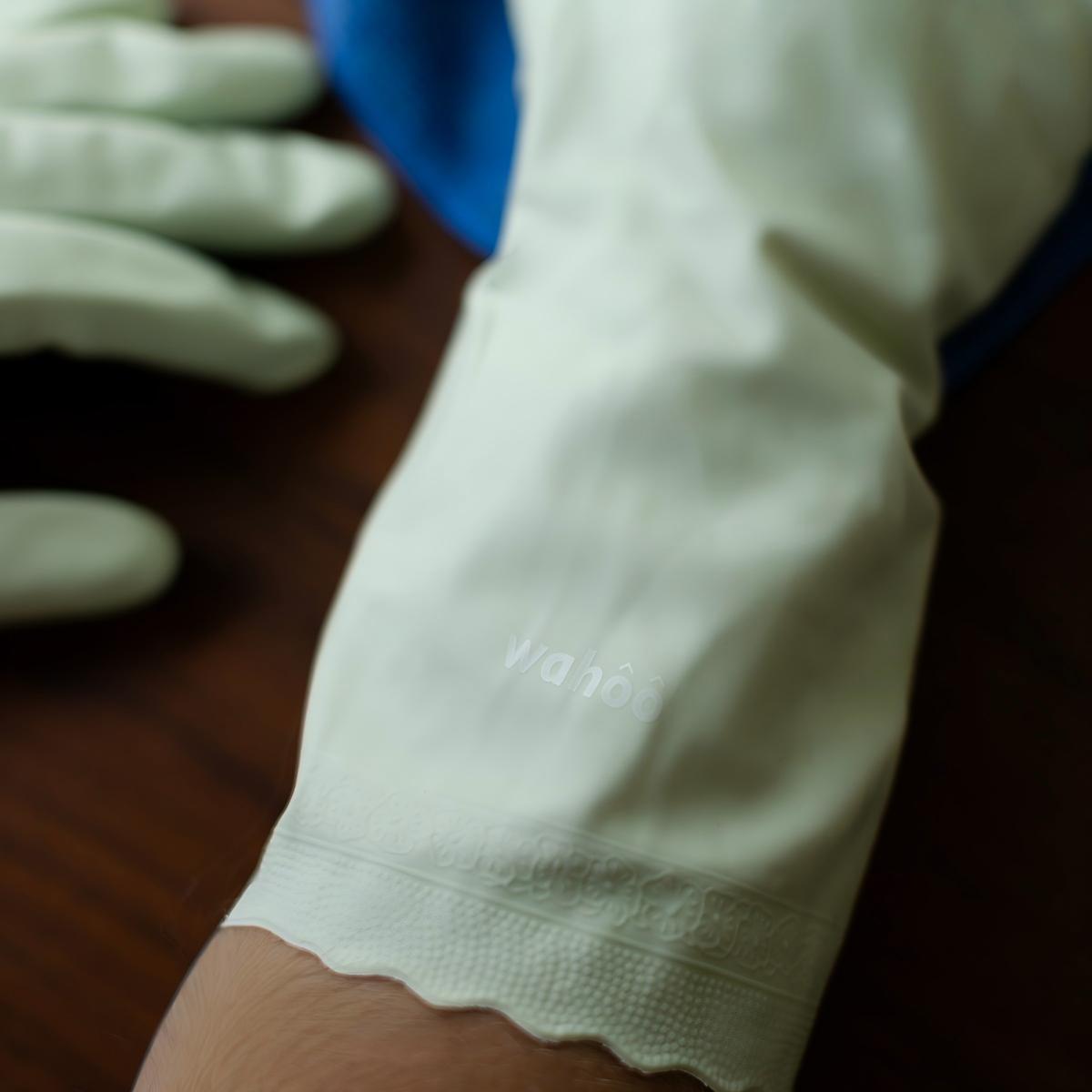 Soft-Lined Dishwashing Gloves for Sensitive Skin-Canary Green(3 pairs)
