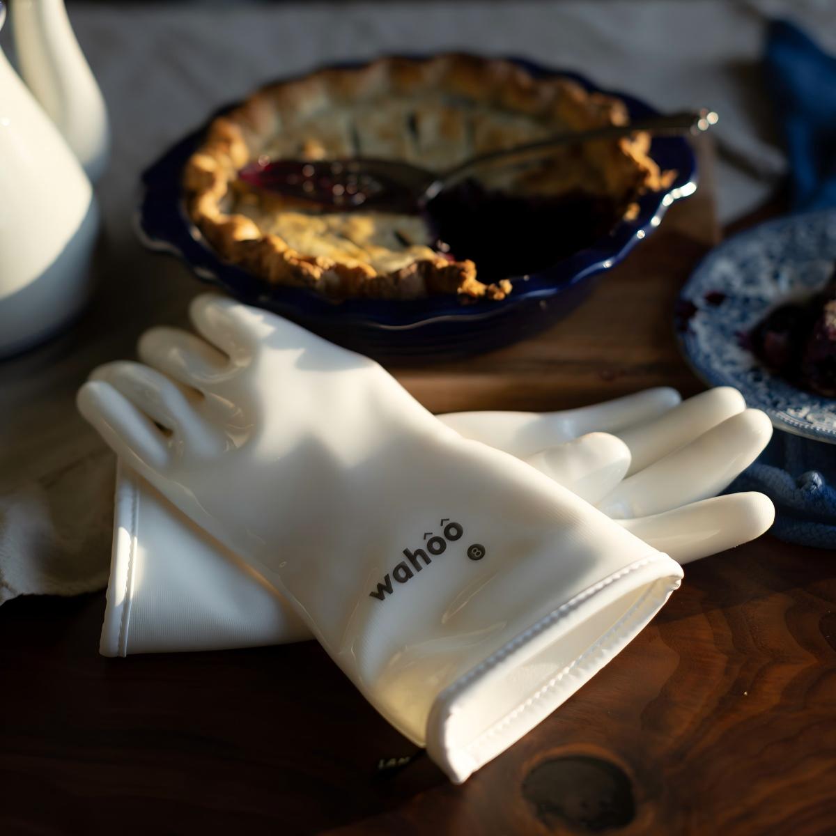 12" Sourdough Baking Gloves | White