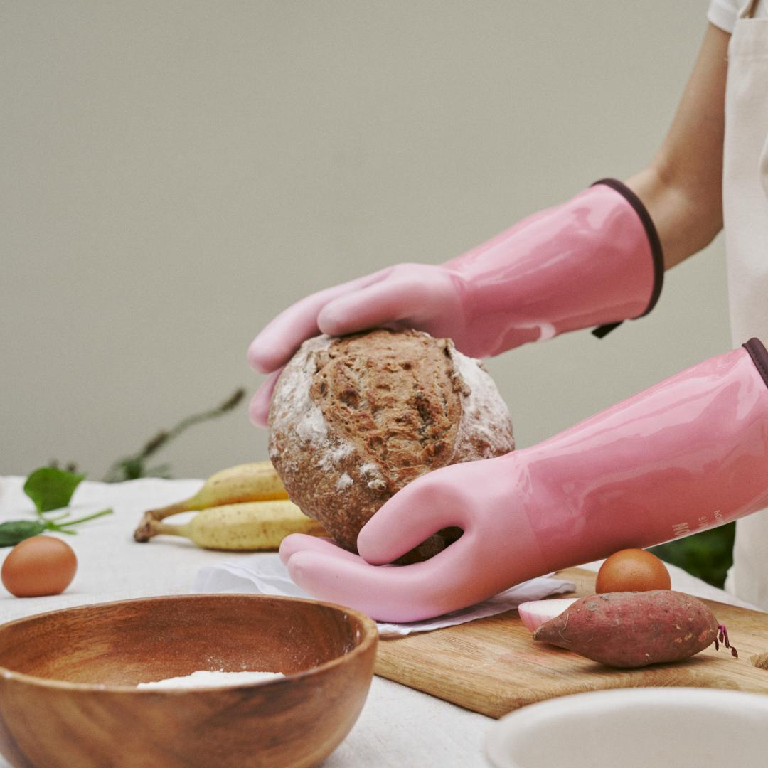 Limited Edition 13" Extra-thick BBQ and Oven Gloves | Nectar Pink
