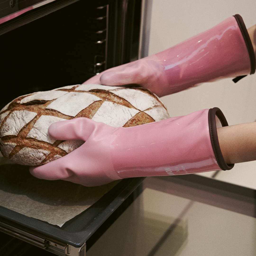 Limited Edition 13" Extra-thick BBQ and Oven Gloves | Nectar Pink