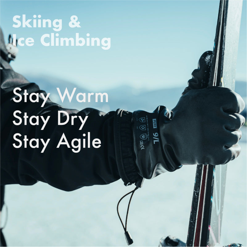 PUX6 | Waterproof Winter Outdoor Gloves with Eco-Friendly PU Coating