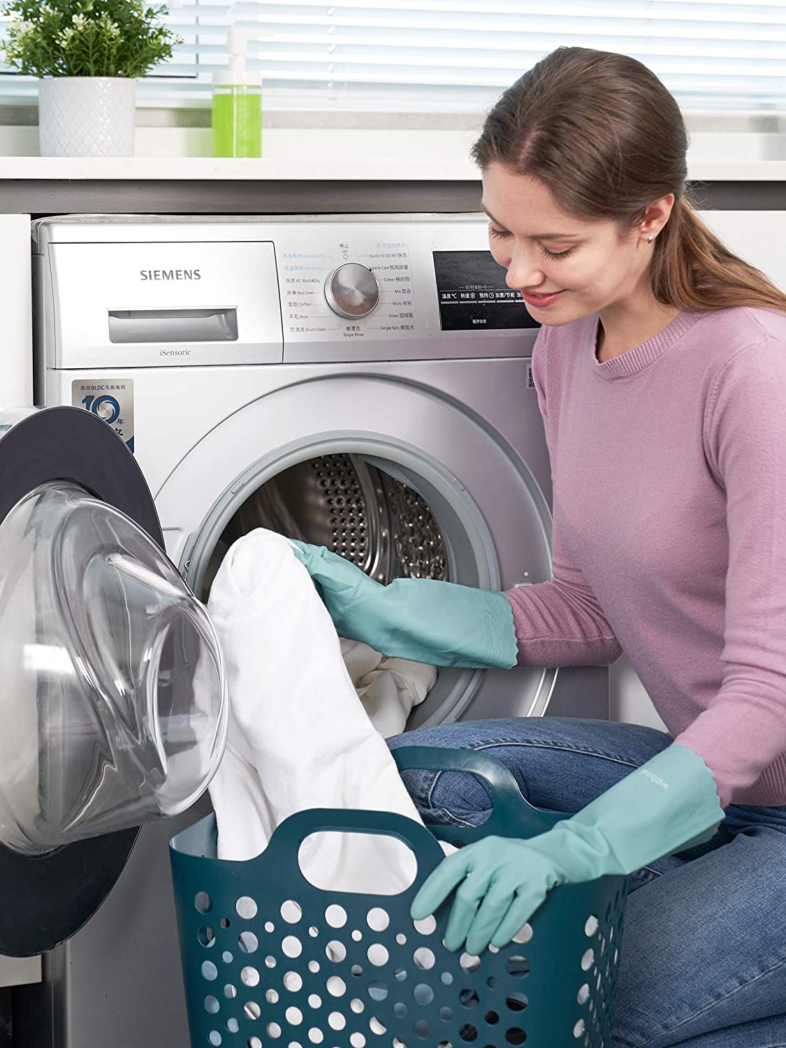 WG67丨 Unlined PVC Household Gloves 3 Pairs