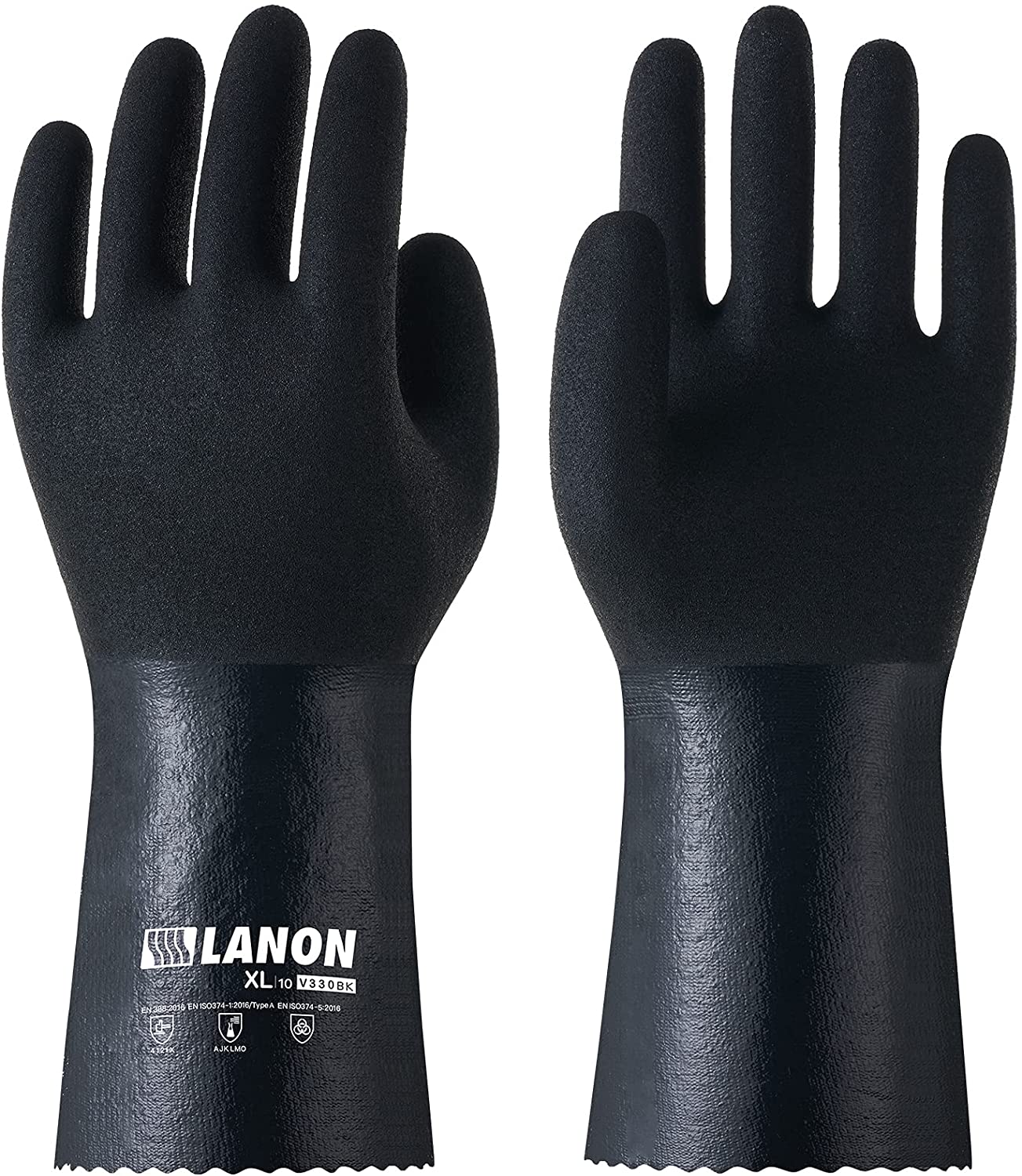 V330BK 丨 Nitrile Chemical Resistant Gloves – LANON Store